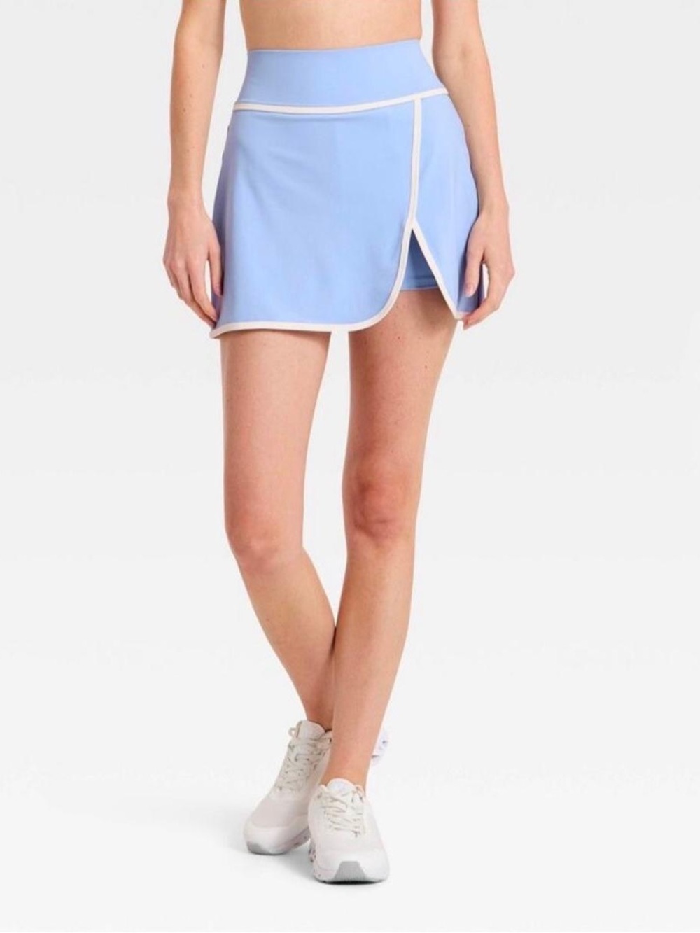JoyLab Light Blue Tennis Skort with White Trim